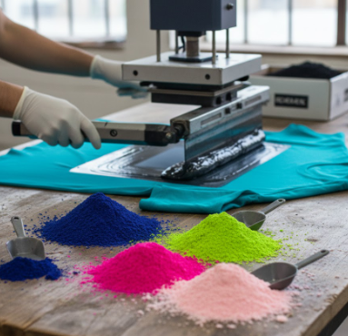 Is Flocking Powder Dangerous for Flock Printing on Fabric